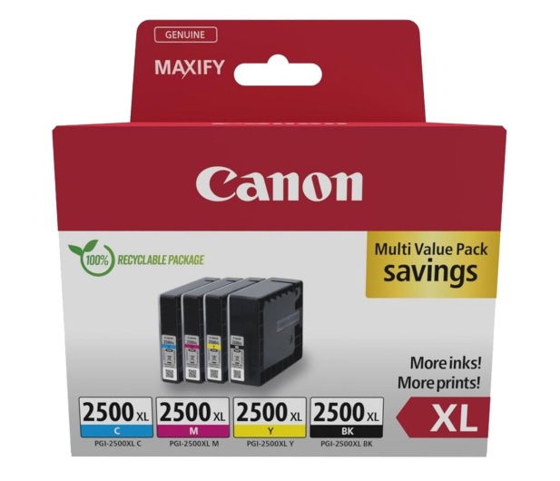 Canon Zestaw 4 tuszów PGI-2500XL CMYK - 1226666 - zdjęcie